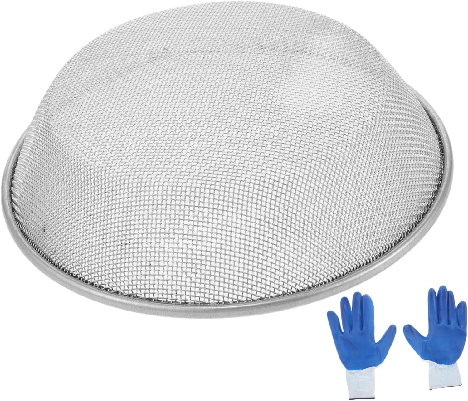 SUPVOX Sandstone Sieve Tool for Gardening Fine Mesh Sieve for Soil Strainer Sifting Pan Construction for Beach Sifting Compost Separation image number 4