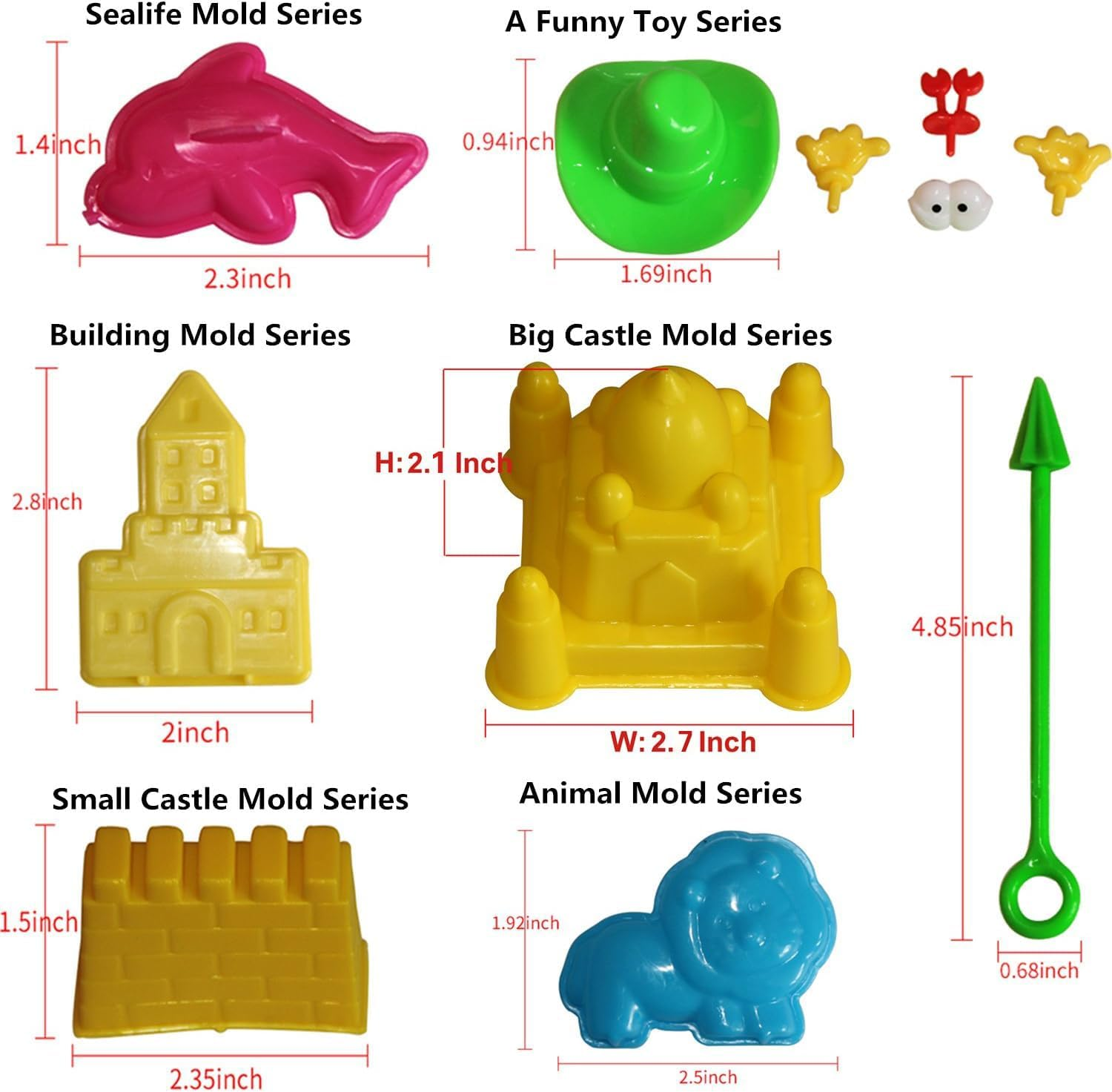 Mukool Sand Molding Tools 42Pcs Compatible with Any Molding Sand image number 6