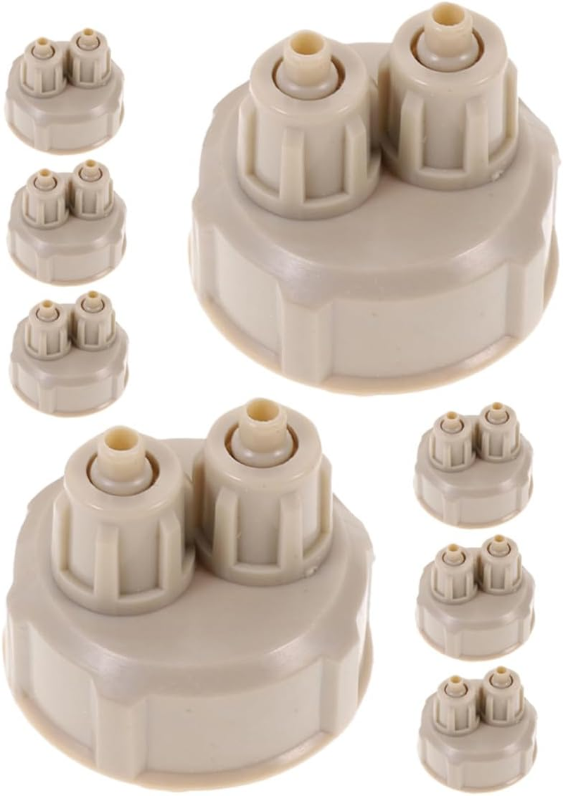UKCOCO 8 Pcs Portable Generator Bottle Caps High Pressure DIY Aquarium Diffuser Covers Multifunctional Quick Screw Caps for Efficient Gas Sealing and Stable System image number 3