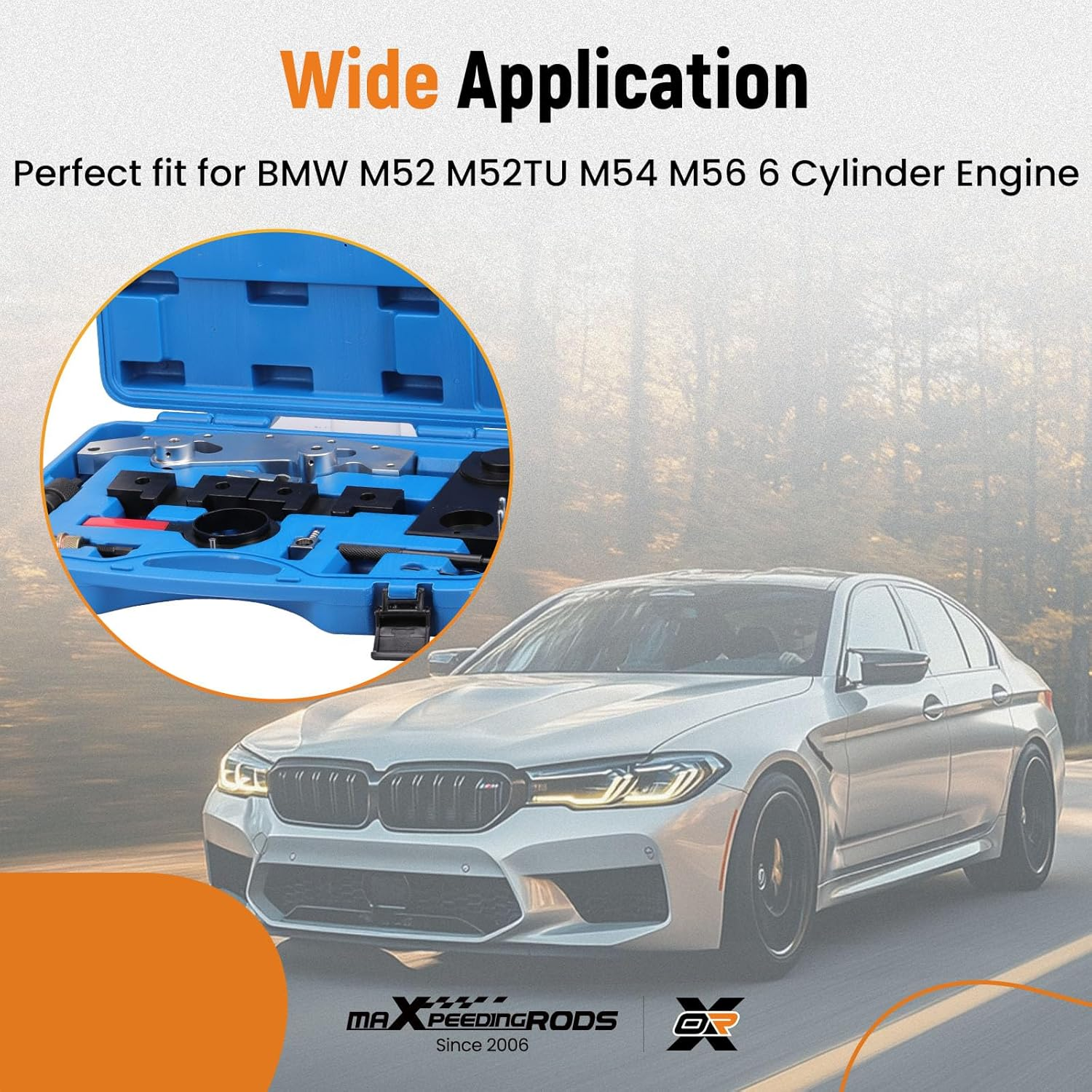 Maxpeedingrods Timing Tool Kit for BMW M52 M52TU M54 M56 6 Cylinder Engine Camshaft Alignment Timing Locking Tool Set, Pack of 8 image number 5