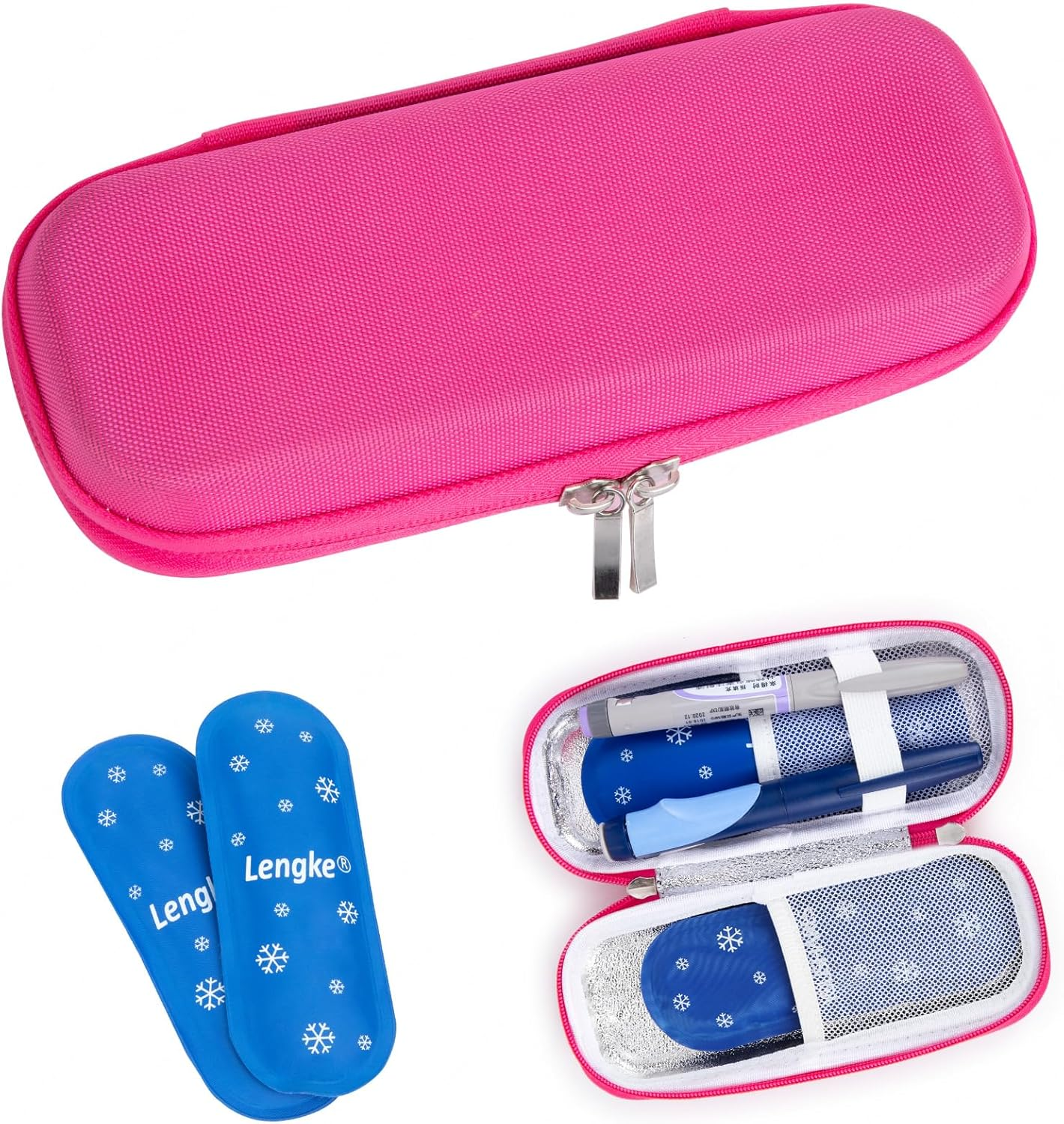 SUNMON TSA Approved Reusable Ice Packs for Medications (2-Pack) - Long-Lasting Gel Packs for Insulin Cooler Bags, Travel Case & Refrigerated Drugs image number 5