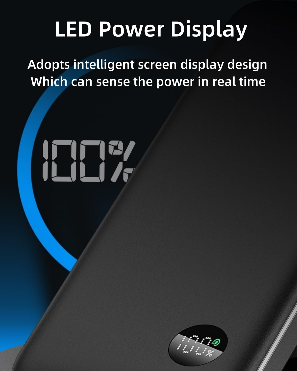 10000Mah Wireless Portable Charger, 3 in 1 Magnetic Power Bank 20W PD Fast Charging USB C Battery Pack with LED Display Compatible with Iphone 16/15/14/13/12, Watch Series, Airpods image number 1