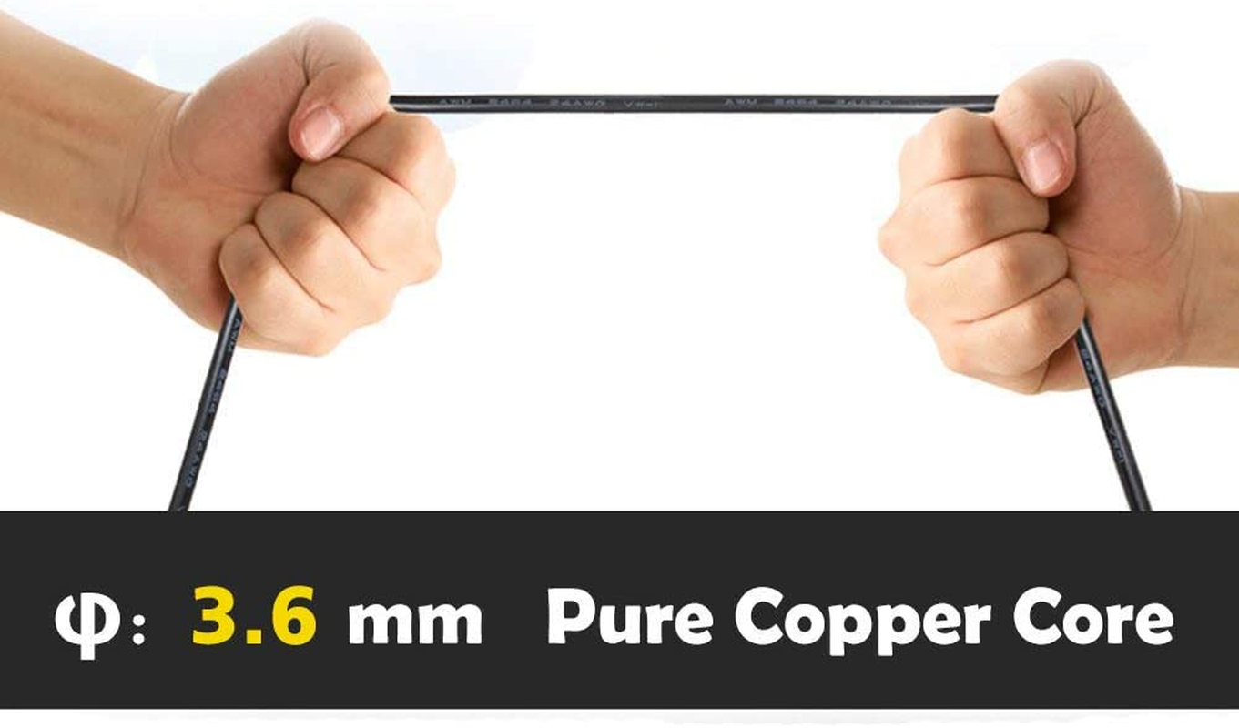 Backup Camera Extension Cable, 4 Pin 6.5 Ft Dash Cam Cord Car Dash Camera Rear View Camera Cord Wires （5P 6P 8P Car Driving Recorder Extension Cord Search YQMAJIM） image number 3