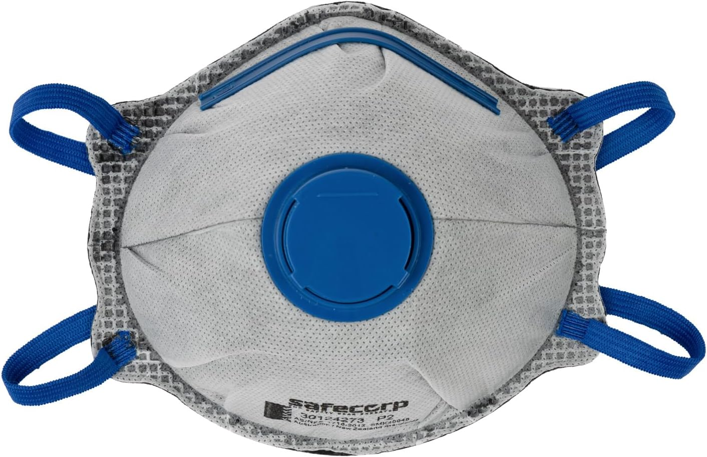 P2 DISPOSABLE RESPIRATOR MASK with CARBON VALVE 10PK image number 1