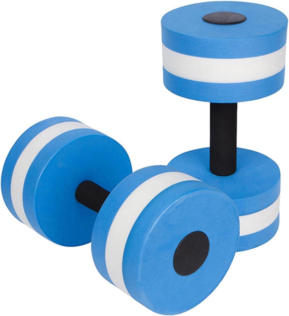 Raypontia 1 Pair of Water Aerobics Weights, Aqua Fitness Dumbbell Set, EVA Foam Dumbbells, Water Weight Barbell, Aqua Aerobics Weight Lifting for Workout, Women, Men
