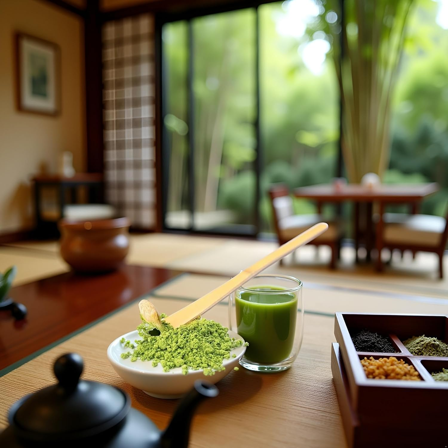 1Pc Brown Bamboo Matcha Scoop Japanese Chashaku Hooked Green Tea Spoon for Tea Ceremony 18Cm, Tea Scoops,Matcha Spoon, Bamboo Scoop,Coffee, Tea and Espresso,Tea Accessories image number 5