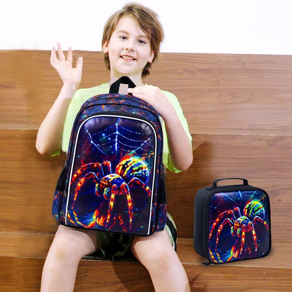 AGSDON 3PCS Backpacks for Boys, 16" Elementary Kids Backpack Preschool School Bookbags and Lunch Box - Cpwd Football image number 6