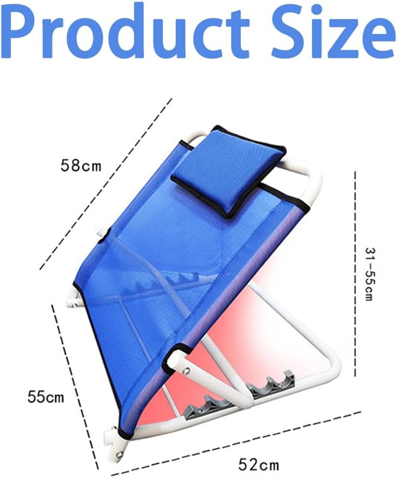 Lifting Bed Backrest,Foldable Back Holder,Lifting Bed Backrest with Head Pillow,Multifunctional Back Support,For Disabled People, Elderly People,Patients image number 2