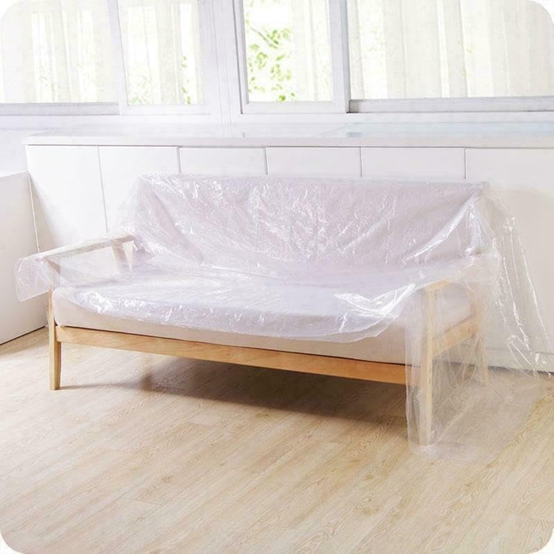Tootoo Drop Sheet Clear Plastic Reusable Strong Durable 6M X 4M image number 5