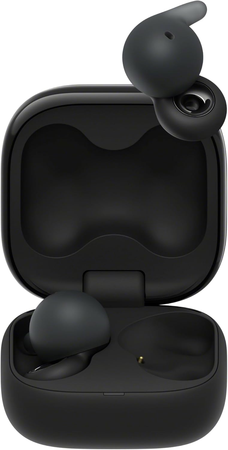 Sony Linkbuds Open True Wireless Earbuds, Black - Black image number 3