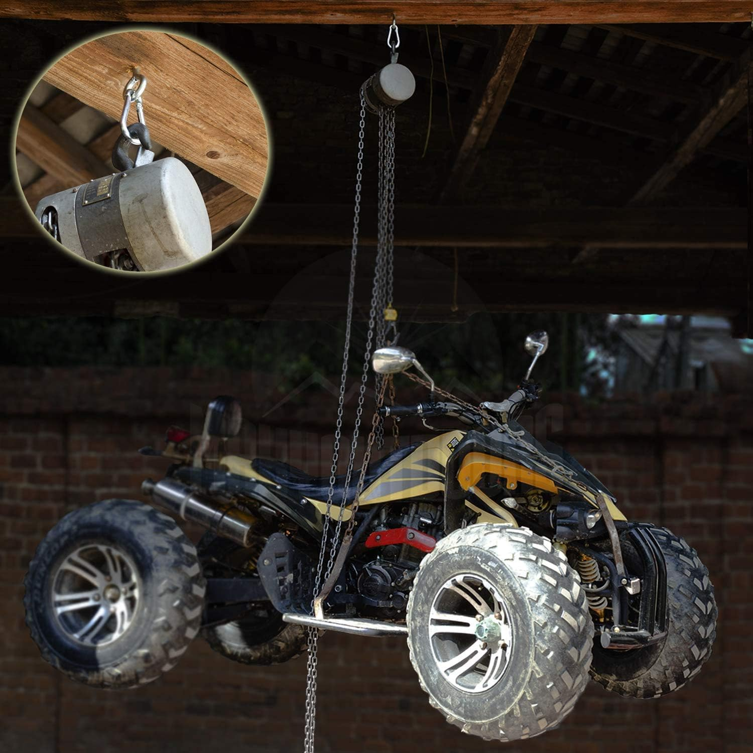 Stainless Steel Carabiners - 300Kg Weight Capacity per Clip - Strong Spring Action Snap Hook Attachment - Galvanized, Anti-Rust - for Hammocks, Punching Bags, Swing Chairs, Gym Equipment image number 1