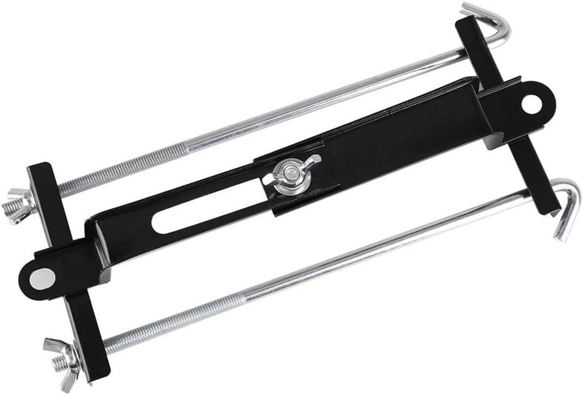 AIMALL Adjustable Car Battery Bracket Holder - Universal Metal Rack Stand for Trucks and Cars, Adjustable Width, Fits Multiple Sizes image number 2