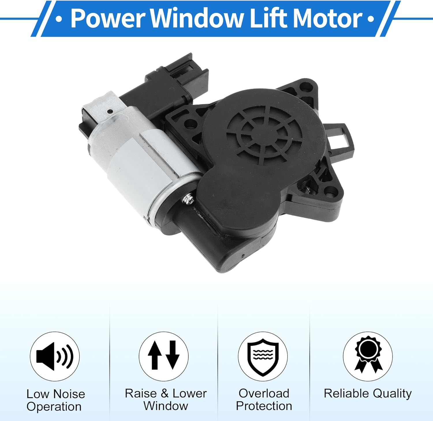 X AUTOHAUX Front Right Rear Left Power Window Regulator Lift Motor for MAZDA 3 2004-2009 No.G22C5858Xf/Gj6A5858Xc/D01G5858Xb 6 Pin Car Window Glass Lift Motor image number 3