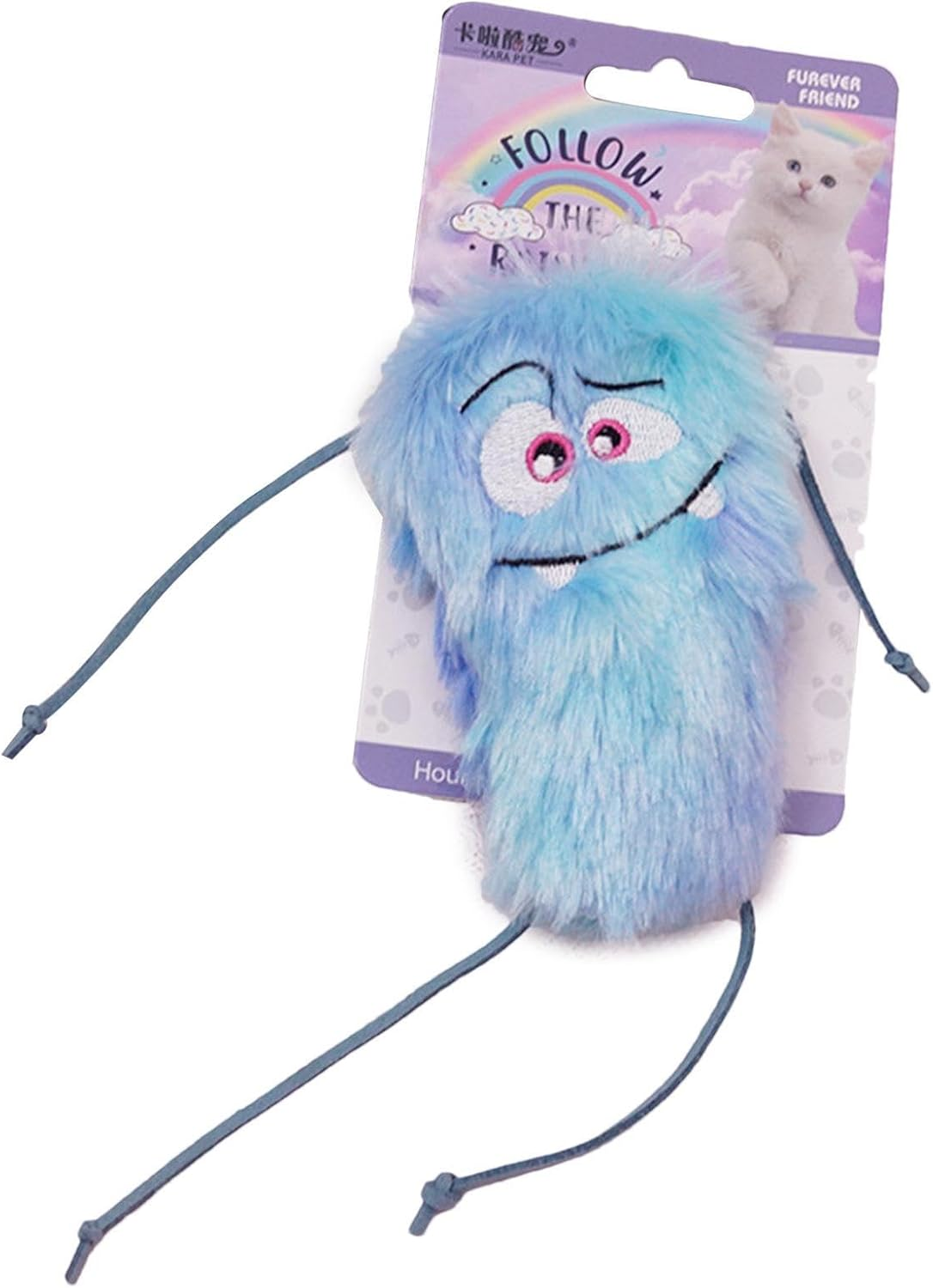 Catnip Toys Plush Cat Chew Toy, Cute Plush Cartoon Cat Toys Interactive for Indoor Cats, Kitten Teething Toys for Fun and Healthy Chewing, Kitten Supplies Pouxa image number 3