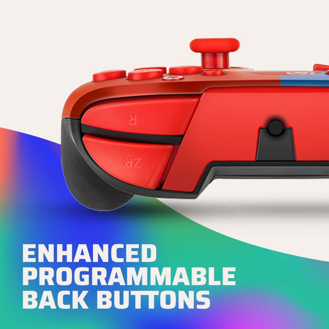 Faceoff Deluxe + Audio Wired Controller Mario - Nintendo Switch image number 3