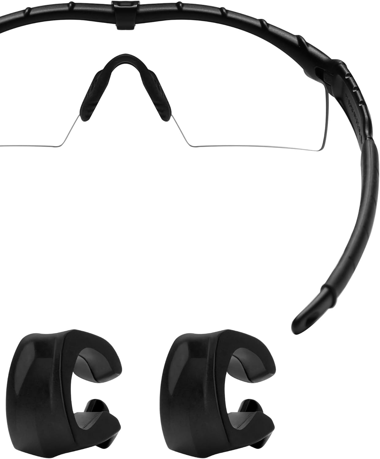 HILEEN Replacement Clip Rubber Kits for Oakley Si M Frame 2.0 | Si M Frame 3.0 OO9146 | Si Ballistic M Frame 2.0 Sunglass