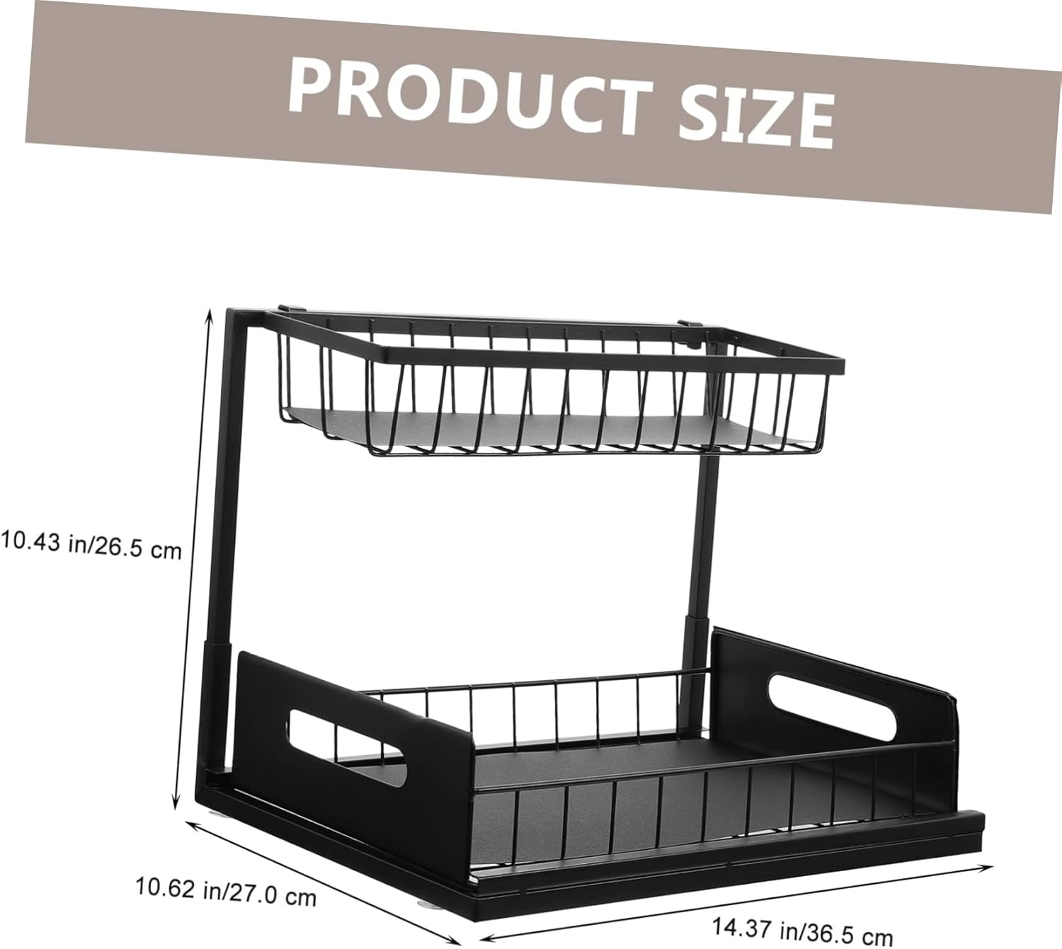 Pull Storage Rack Cabinet Rack Multi-Function Storage for Kitchen under Sink Spice Organizer Shelf for Spices Organiser in Home Kitchen Tool image number 4