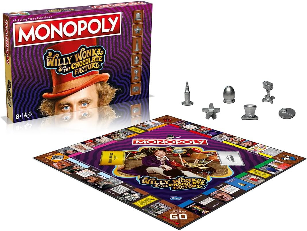 Monopoly Willy Wonka and the Chocolate Factory Board Game image number 2