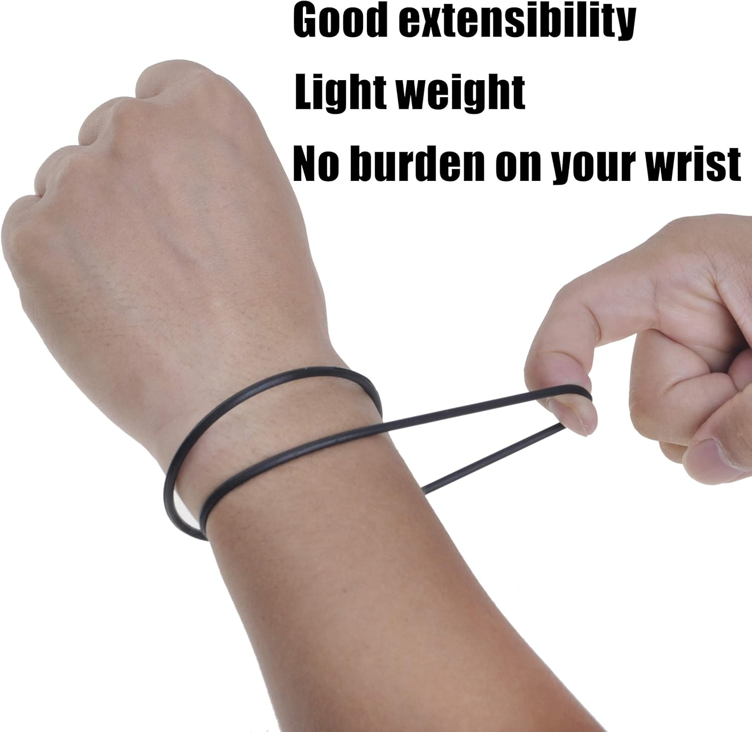 100 Pcs Jelly Bracelets for Youth, 80S Rubber Wristbands, Thin Silicone Bangles - Assorted image number 2