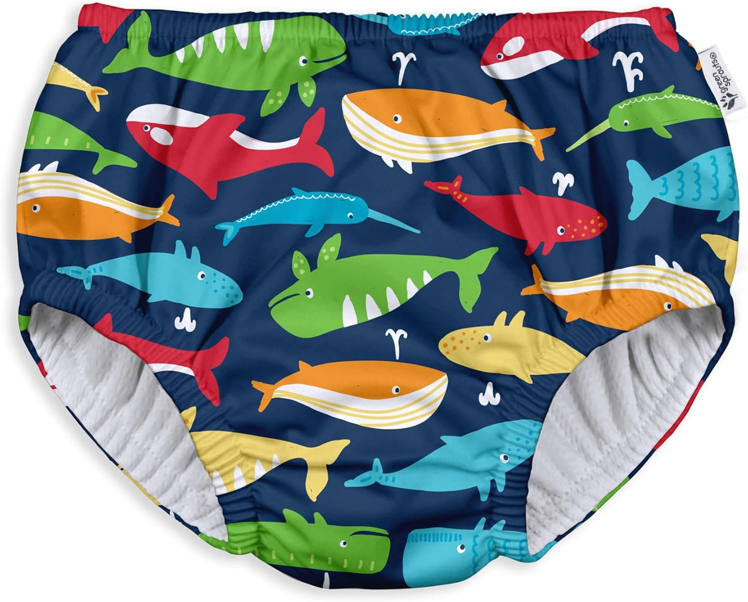 I Play. by Green Sprouts Boys' Pull-Up Reusable Absorbent Swim Diaper