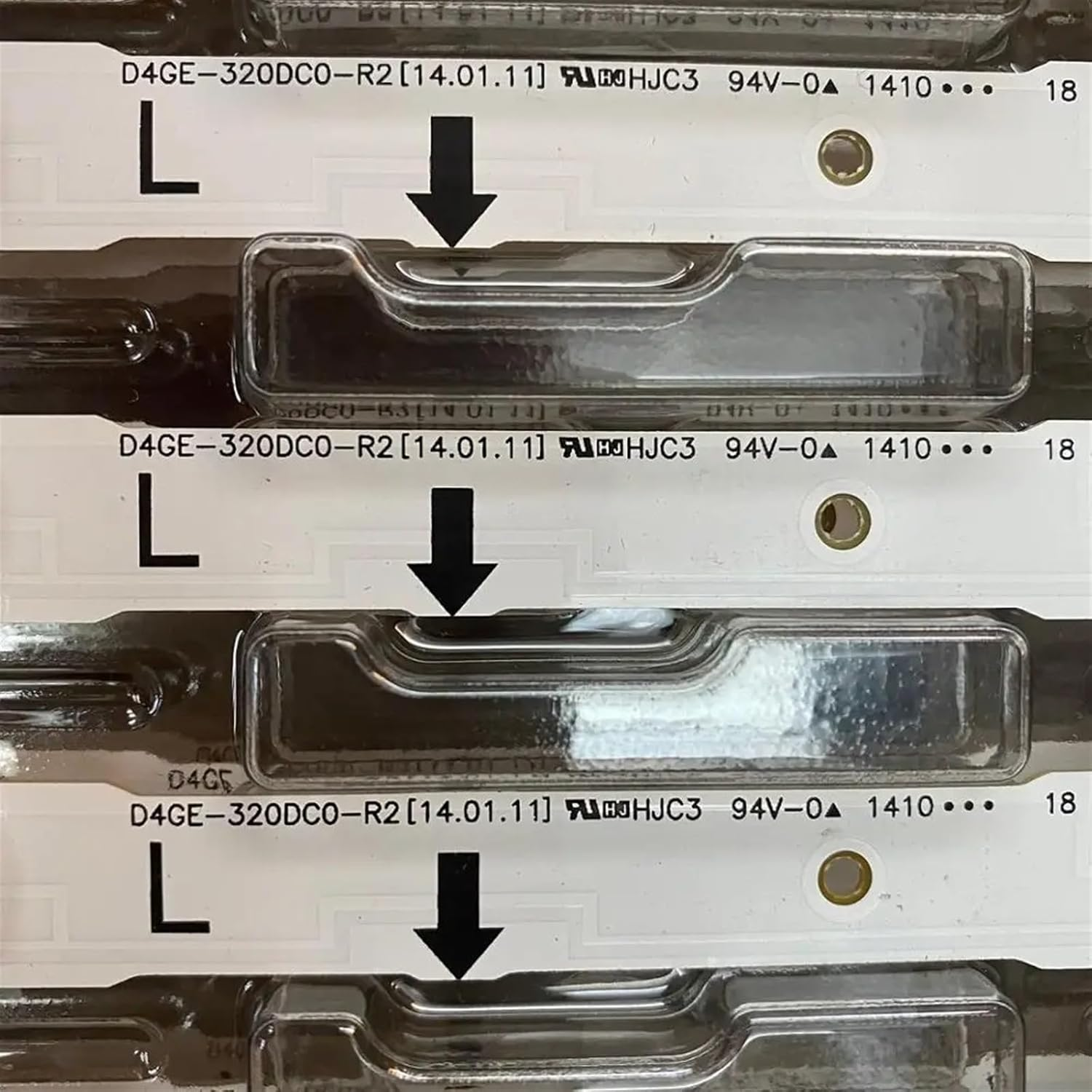 LED Backlight Strip(3) for TV HG32EC673 UE32H4100AK UE32H4000 UE32H4500AK UE32J4100 UE32J4000AK UE32H4510 D4GE-320DC0-R3 R2 image number 4