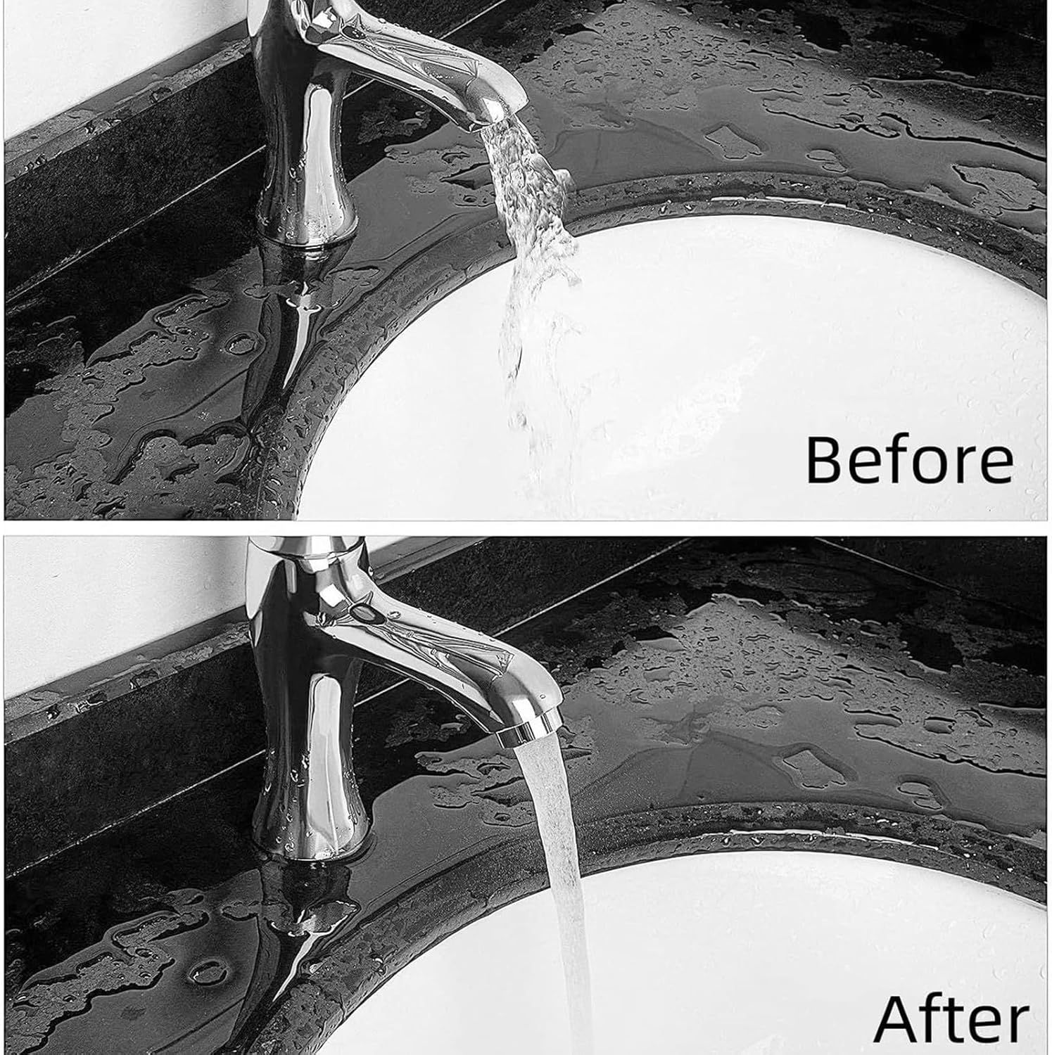 Yeanifeana 6-Pack Faucet Aerator Adapter Set, 24Mm Universal Fit with Spanner Tool & Leak-Proof Gaskets for Kitchen/Bath Sink Tap image number 2