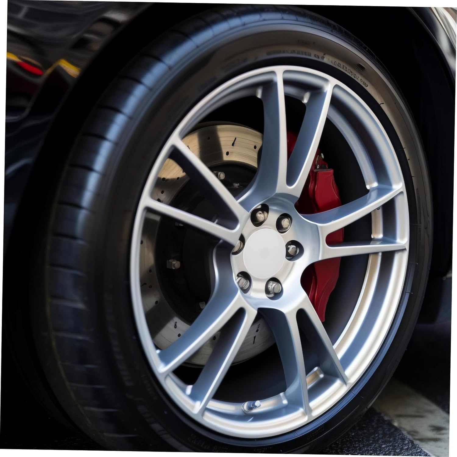 CHICAMPERA 4Pcs Car Wheel Center Cover Tire Center Hubcap for Rims Hub Centric Cap Automotive Hubcaps Wheel Rim Cover image number 1