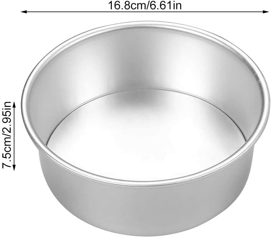 4/5/6/8 Inch Cake Mould round DIY Cakes Pastry Mould Baking Tin Pan Reusable AU (6") image number 5