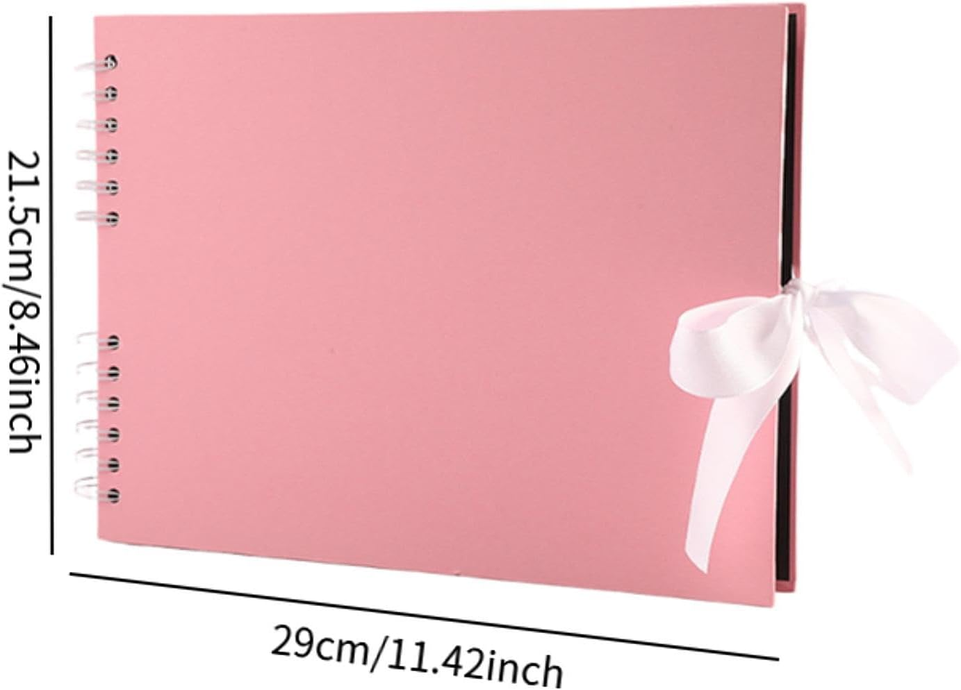 Qianly Scrapbook Photo Album for Unique Events and Family Moments, Pink image number 1