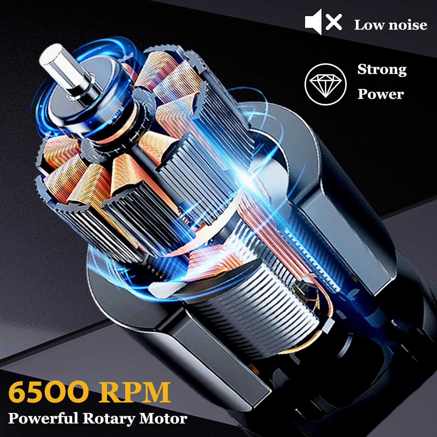 KEMEI Hair Trimmer for Men, Zero Gapped Cordless Hair Clippers Beard Trimmers with T Blade, Rechargeable Barber Clipper with LED Display, Blue image number 5