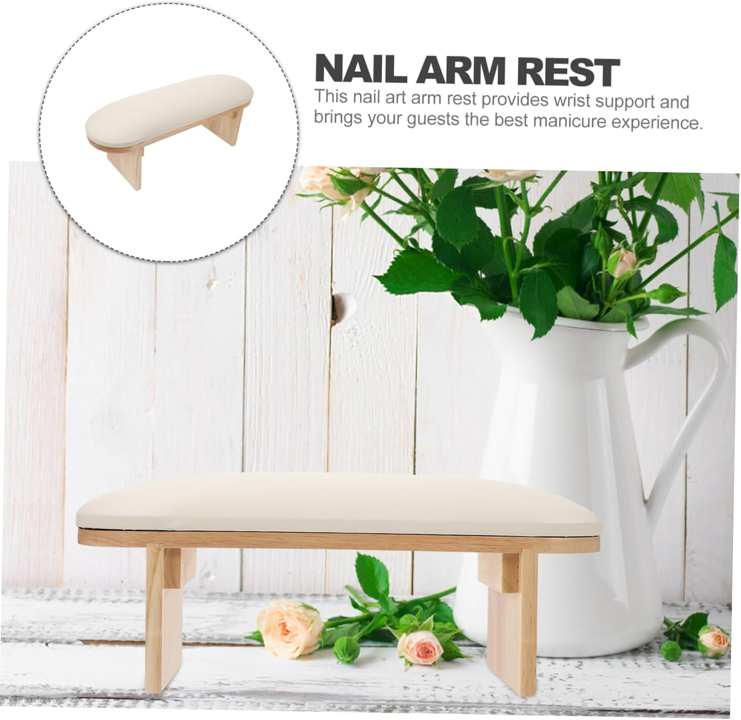 SAFIGLE Nail Art Hand Pillow Set Base High Yellow Color Adjustable Arm Rest Cushion for Manicure Suitable for Nail Technicians and Home Use image number 6