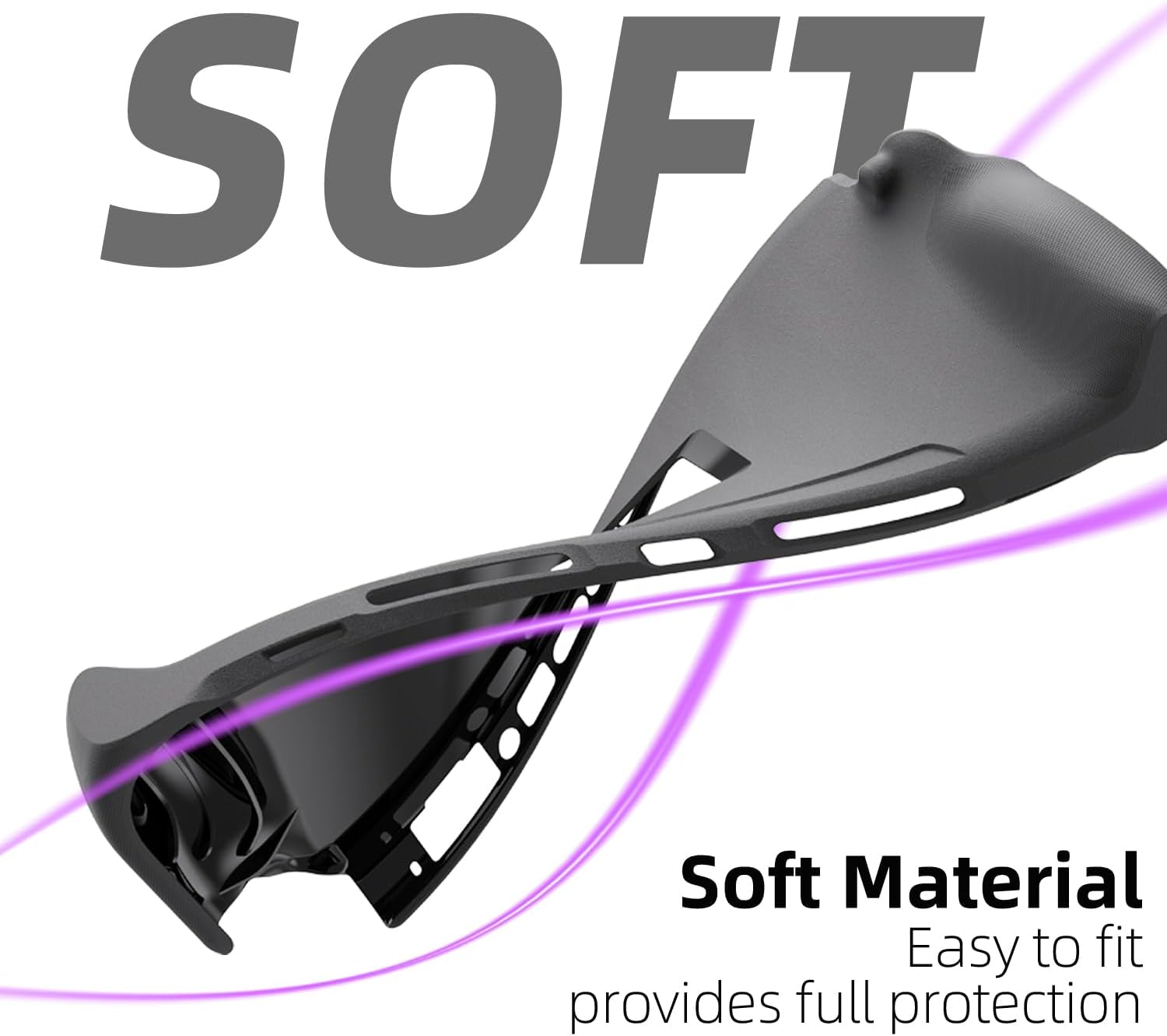 Savage Raven by Skull & Co. Standgrip Bundle for Nintendo Switch 2: Protective Case with Textured Grips Full Protection, Shock-Absorption Non-Slip and Anti-Scratch Cover (With Carrying Case)- Black image number 2