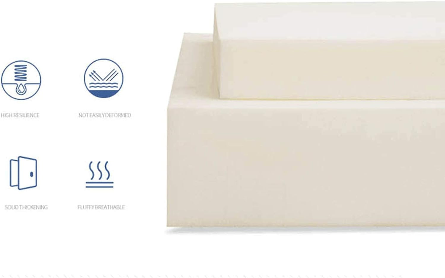 Indoor Outdoor Long Seat Cushion 100/120/200Cm, 5Cm Thick Garden Bench Cushion Dining Seat Cushion Pad Kitchen Home Wooden Bench (140X40Cm, Gray)