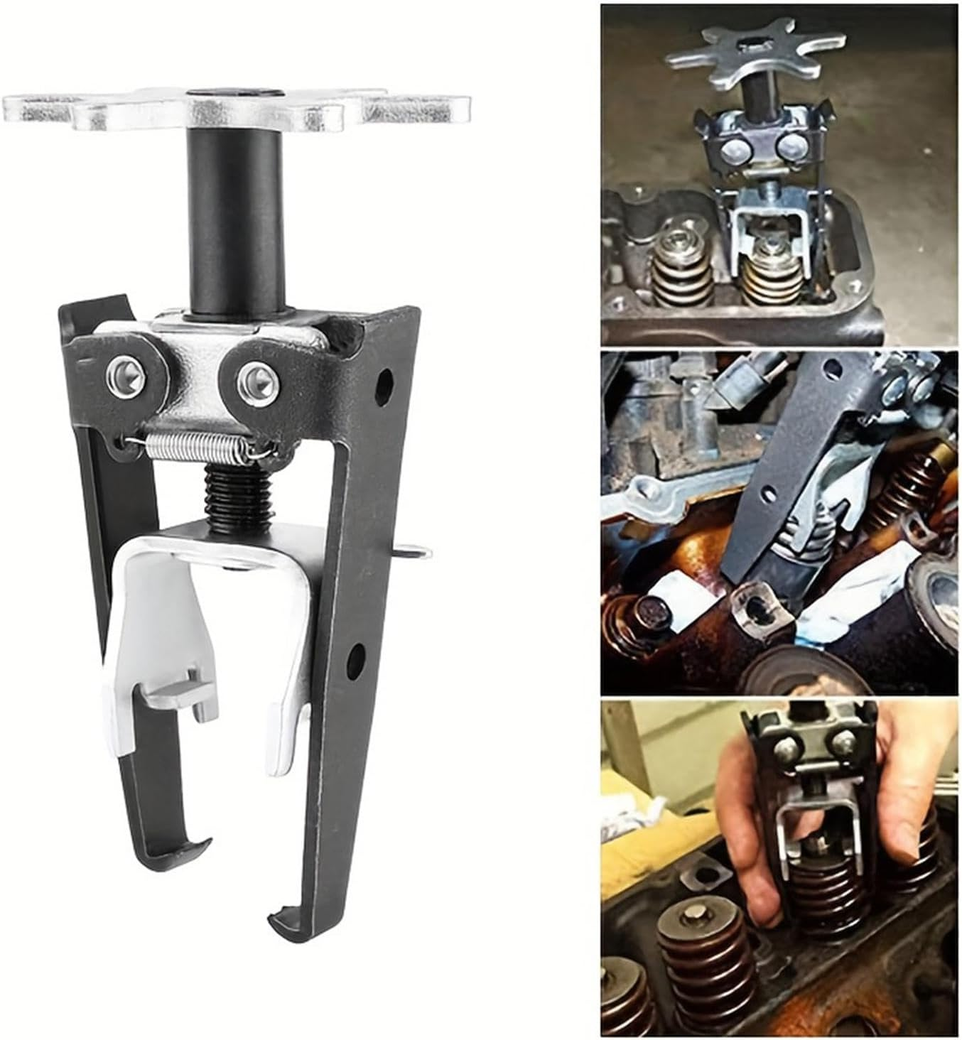Valve Spring Puller Tool - Precise Valve Spring Compression Device, Automotive Equipment | Automotive Compression Plier, Installer Versatile Puller image number 5