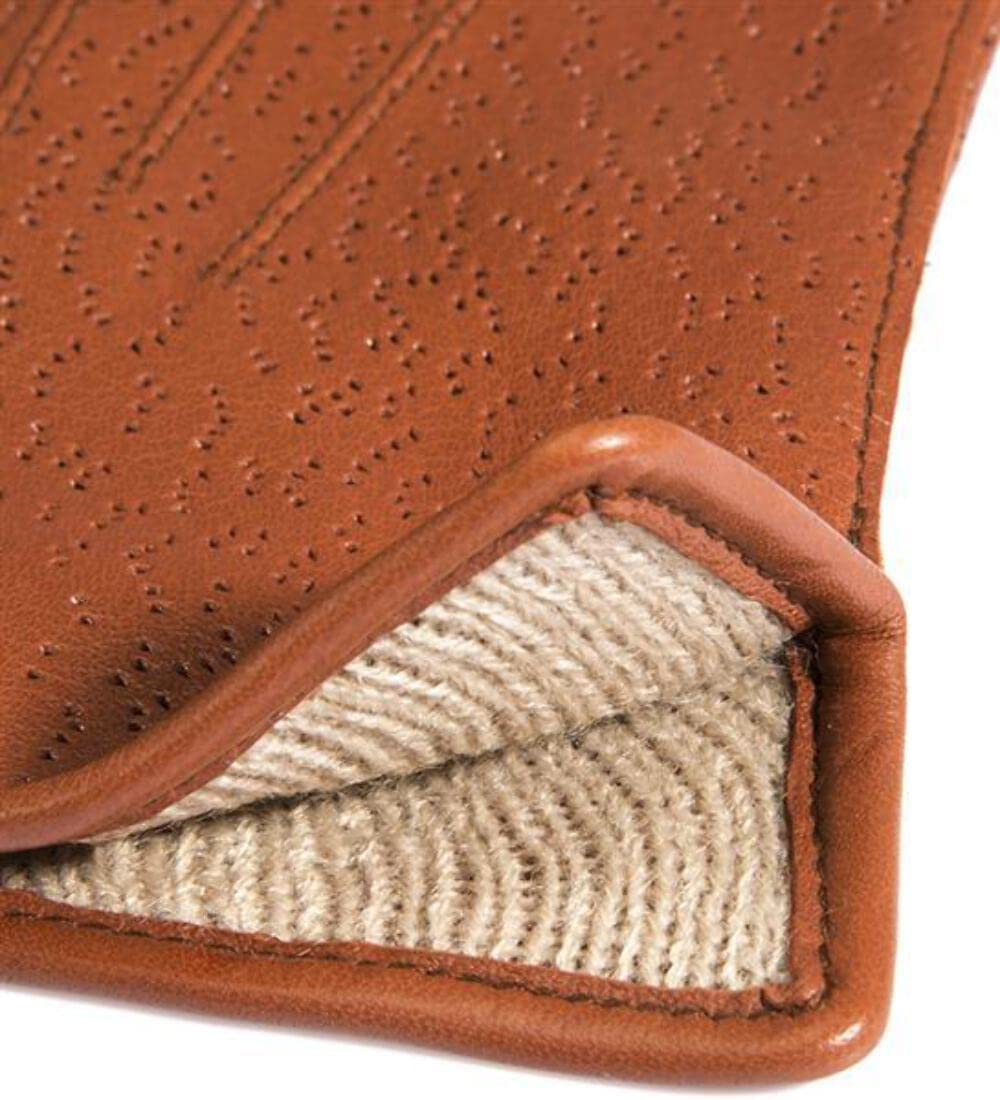 Dents Women'S Jessica Classic Imipec Leather Gloves, Claret Red, Size 7.5