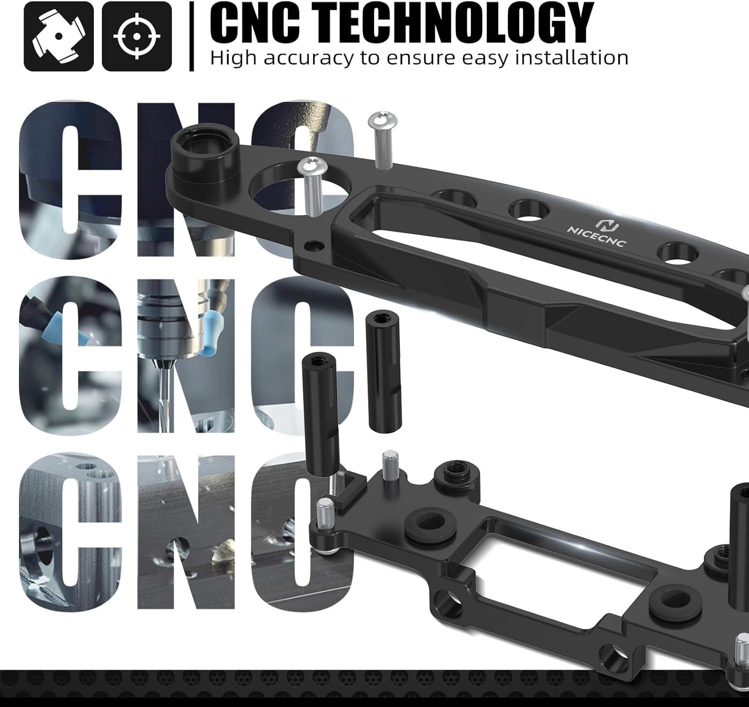 NICECNC Ignition Device Relocation Dash Kit Compatible with KTM 150 250 300 XC-W TPI 2024 250 300 EXC 2024 350 450 500 EXC F 2024 500 EXC F Six Days 2024 350 500 XW-F 2024 450 XCF-W 2024,Dirt Bike image number 6