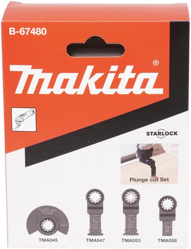 Makita B-67480 Multi Tool Plunge Cut Saw Blade (4 Pieces Set)
