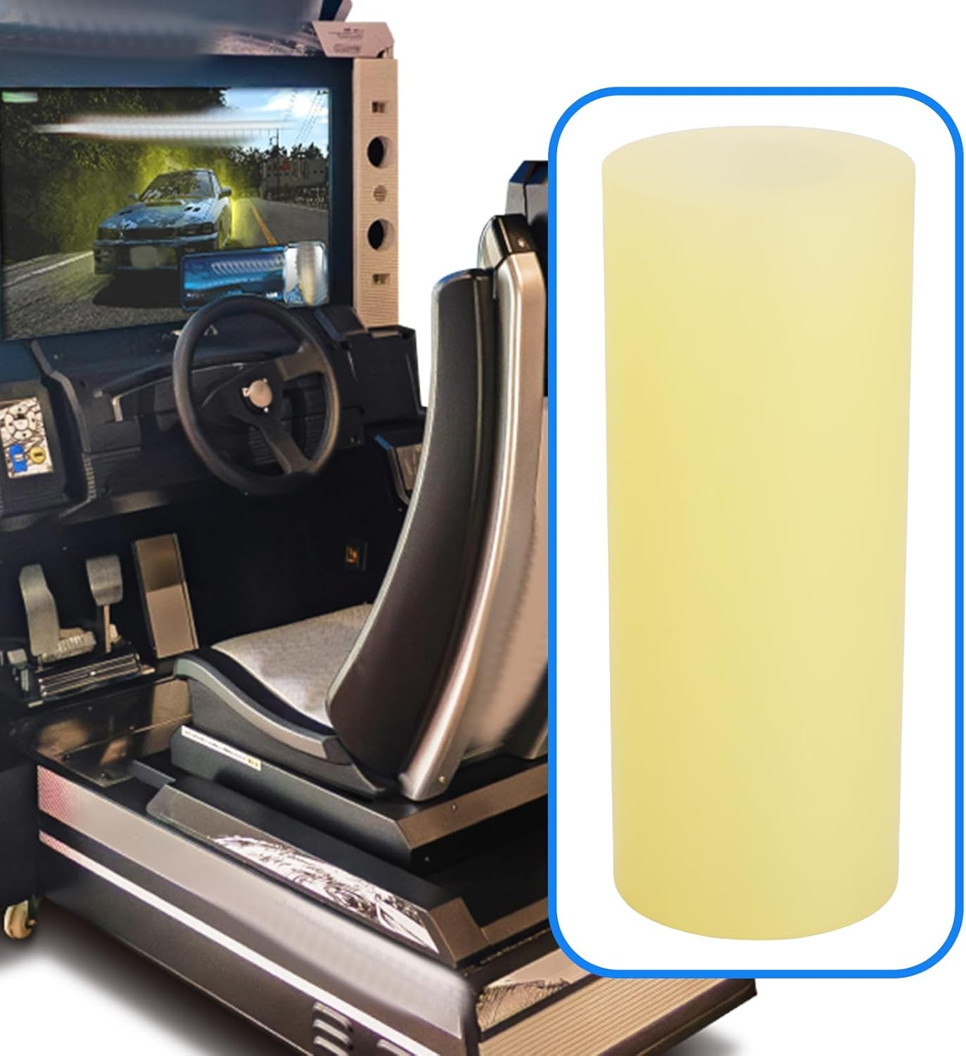 Create Idea Arcade Simulator Game Console Limit Rubber 5.1Cm Compatible with Initial D Arcade for Video Game Machines image number 2