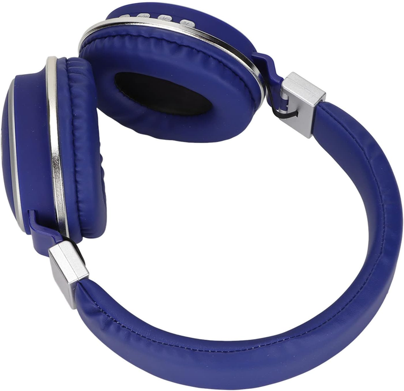 Annadue Bluetooth over Ear Headphones Stereo Sound Wireless Gaming Headset with Microphone for Mobile Phone PC Laptop Notebook (Blue) image number 3