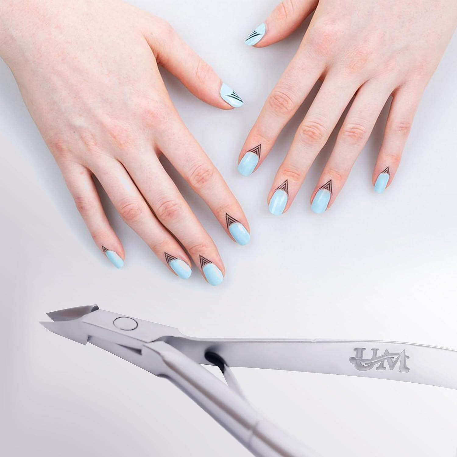 UM Supplies Cuticle Trimmer | Hangnail Remover | Extremely Sharp | Professional Cuticle Nippers | Stainless Steel | Cuticle Clippers | Pedicure Manicure Tool I Jaw 14 (5Mm) image number 2