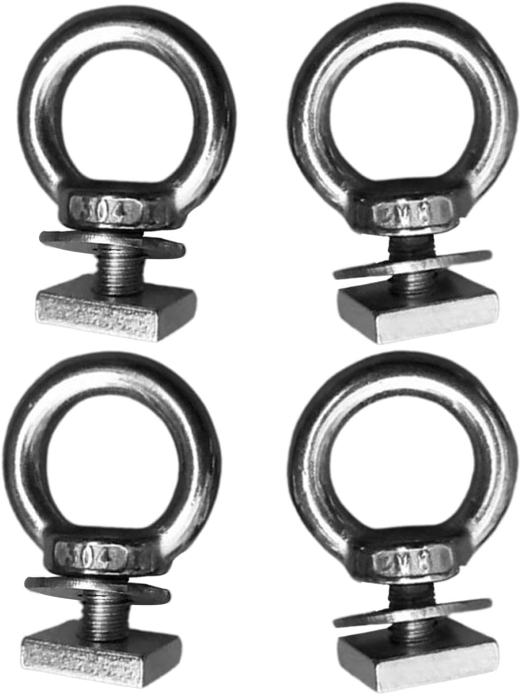 Magideal 4Pcs Roof Platform Luggage Rack Expansion Screw T Track Mount Tie down Anchor Vehicle Accessories for Anchoring image number 2