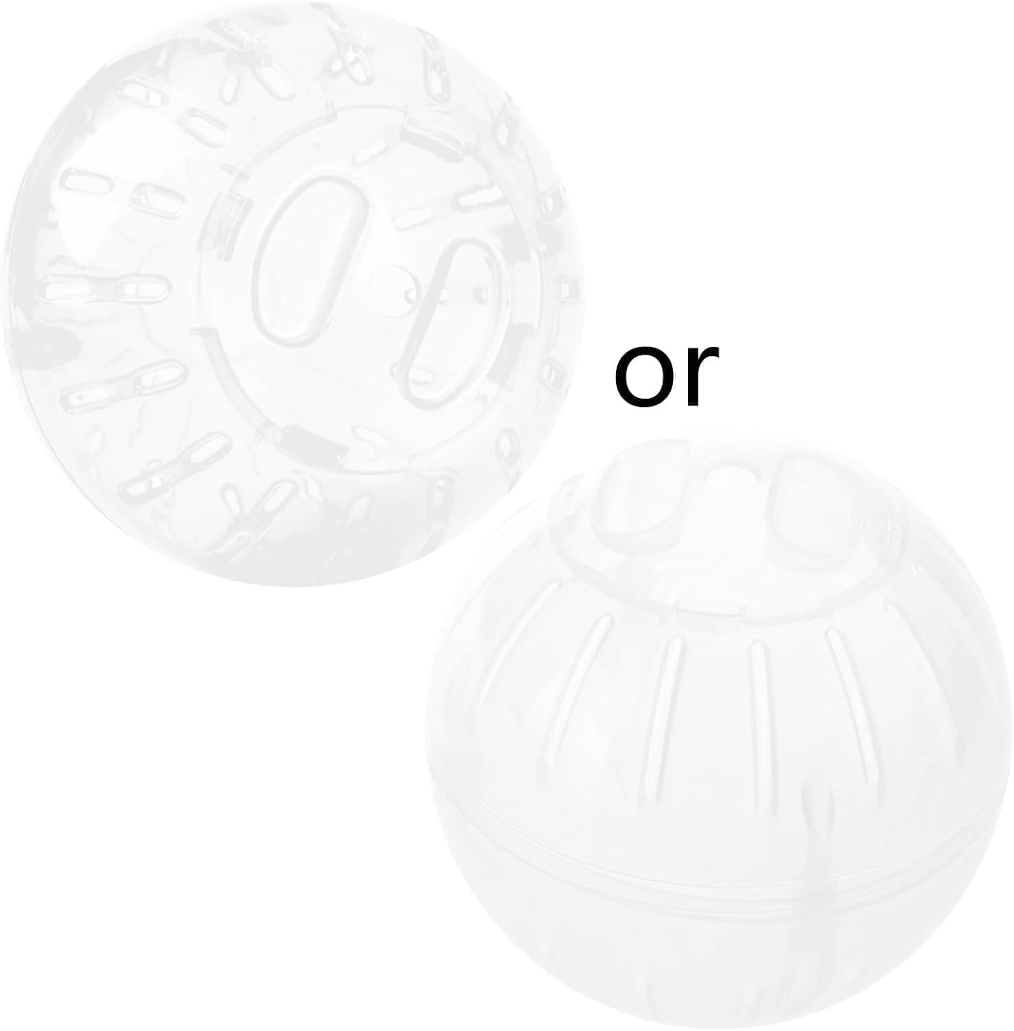 Silent Exercise Ball Toys Plastic Spinner Hamster Running for Sugar Gliders Small Mice Gerbils Hamster Exercise Ball, Small Animal Exercise Wheels (10Cm)