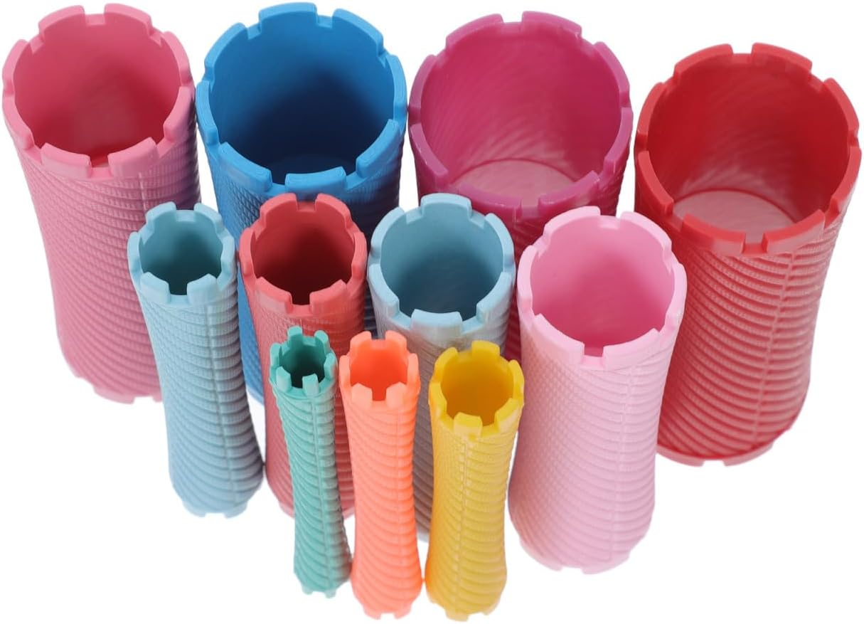 WOFASHPURET 100 Pieces Reusable Curlers for Hair Perm Iron Hairdressing Tools for Travel at Home image number 4