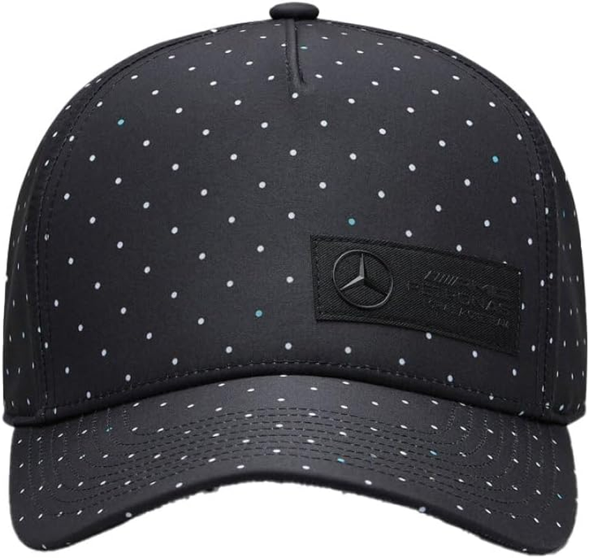 Mercedes AMG Petronas Formula One Team - Polka Dot Hat - Black - Unisex - Size: One Size, Black image number 2