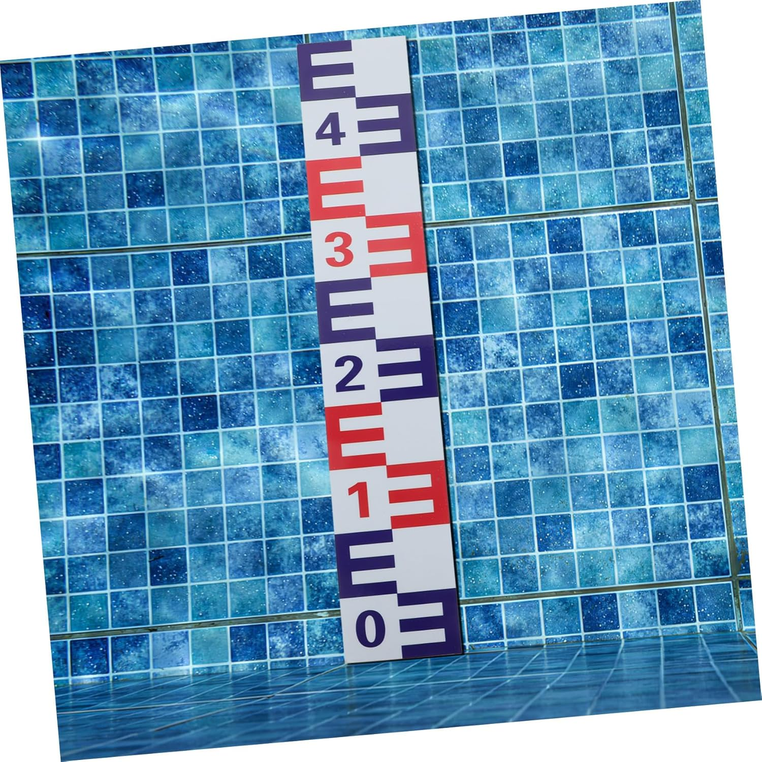 DECHOUS Water Level Indicator for Pool Water Level Gauge Sticker Self-Adhesive Decal for Pool