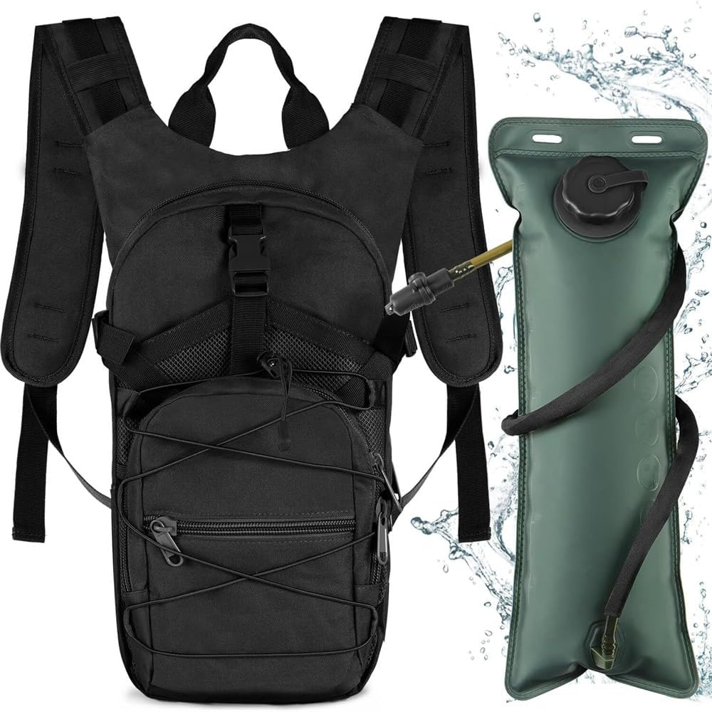 3L Tactical Hydration Backpack with Water Bladder - Running/Cycling Outdoor Pack image number 2