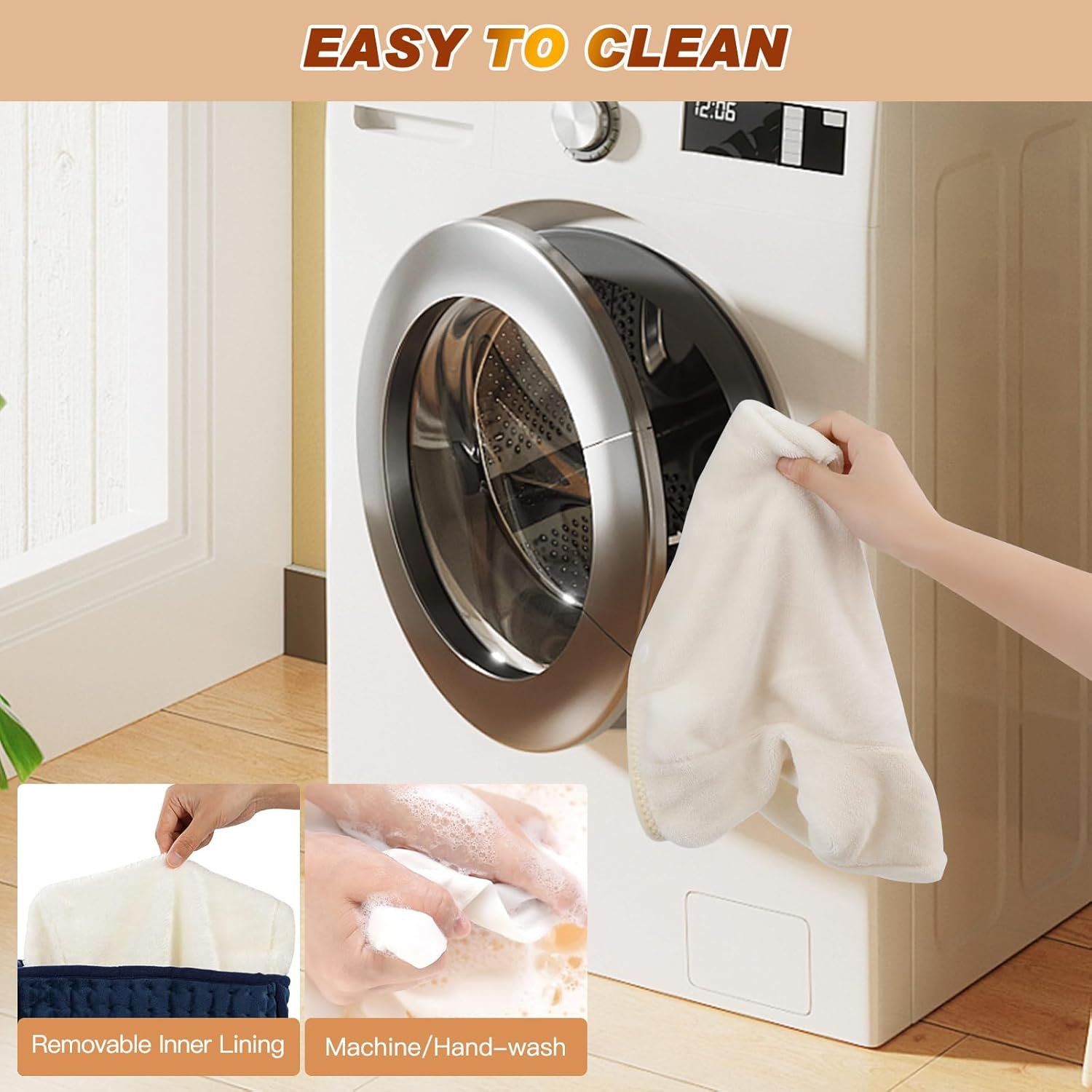 Electric Foot Warmer, Foot Warmer Heated for Men & Women image number 3