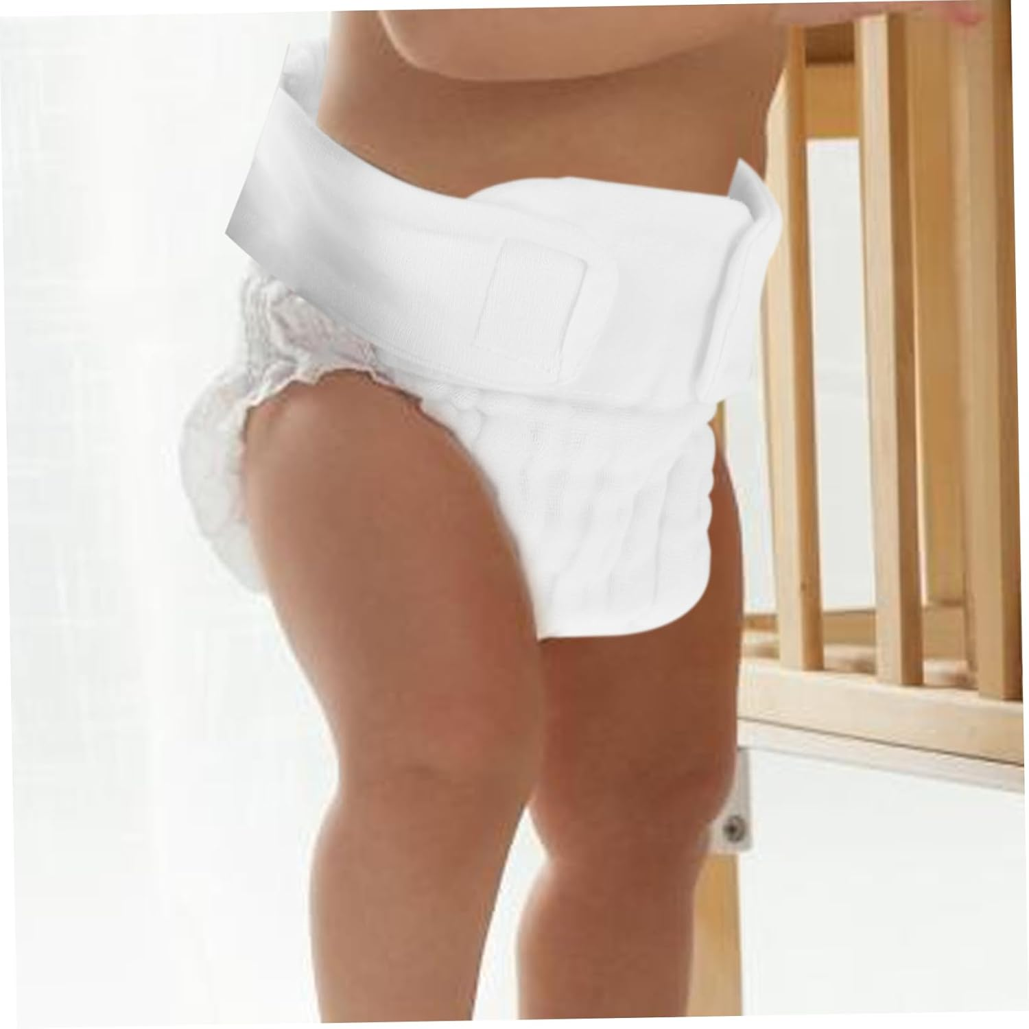 Healeved Cotton Newborn Diapers 3Pcs Baby Diaper Pants Washable Leak Prevention Soft Comfortable for Boys/Girls image number 4