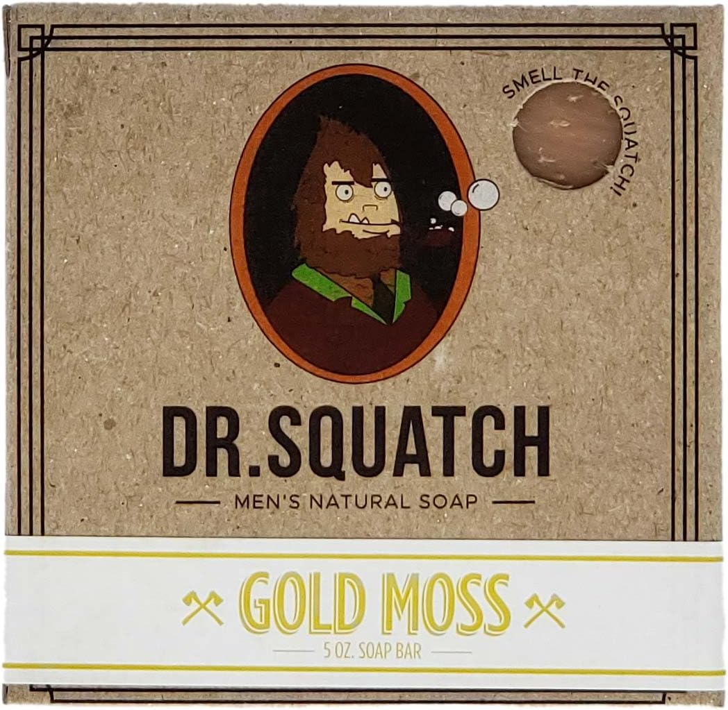 Dr. Squatch All Natural Bar Soap for Men with Zero Grit, Gold Moss image number 3