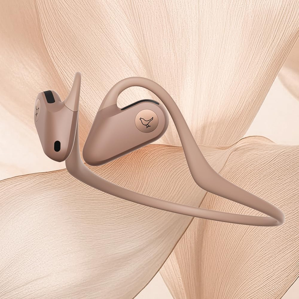 Libratone up Open-Ear Headphones Pantone Edition (Bluetooth 5.2, IP57 Splash Protection, 8H Battery, Quick Charge, 15 Mm Speaker, AI Voice Improvement) - Mocha Mousse image number 6